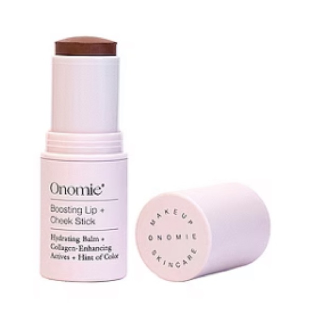 (BA1) ONOMIE Boosting Lip + Cheek Hydrating & Collagen Stick in Nightingale, 10g